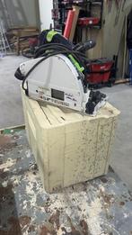 Festool TS 55 invalzaag met 1400mm geleider, Gebruikt, Invalzaag, 600 tot 1200 watt, Ophalen of Verzenden