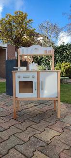 Houten kinderkeuken met keukengerei - prima staat, Ophalen, Gebruikt, Hout, Speelkeuken