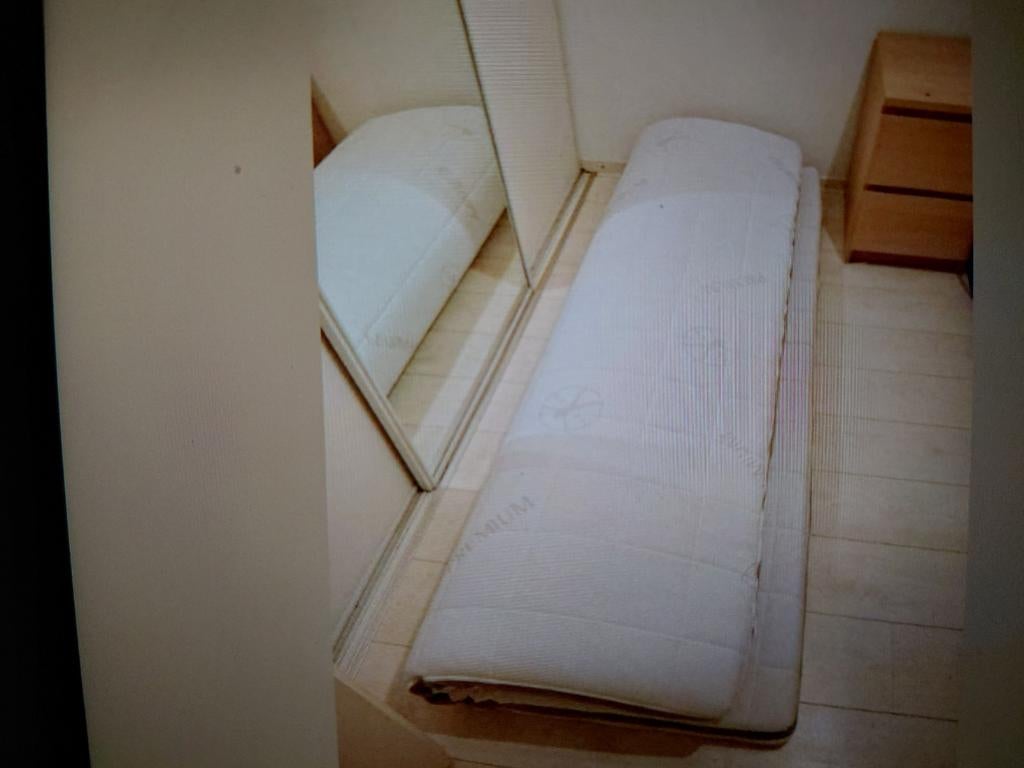 Topmatras, Huis en Inrichting, Slaapkamer | Bedden, Ophalen, 140 cm, 200 cm, Stof