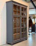 Kast, Houten kast, Grijze kast, Vintage, Buffetkast, Antiek en Kunst, Ophalen of Verzenden