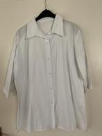 Blouse maat 46 wit katoen, Ophalen of Verzenden, Zo goed als nieuw, Maat 46/48 (XL) of groter, Wit