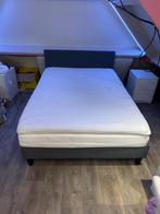 Ikea SÄBÖVIK boksping + foammatras ÅBYGDA + topper 140x200, Ophalen, Boxspring look, Tweepersoons, 140 cm