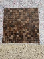 Glasmozaiek op kunststof matjes voor een hobbyist restanten., Nieuw, Steen of Keramiek, Bruin, Knutselmateriaal