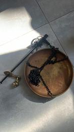 Laatste kans! Oude weegschal van koper, gemerkt, Ophalen of Verzenden