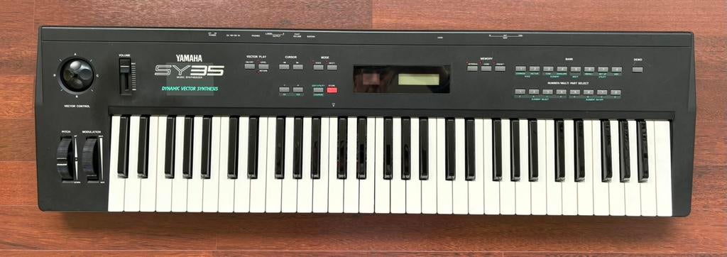 Yamaha SY35 Synthesizer, Muziek en Instrumenten, Synthesizers, Ophalen, Yamaha, Met midi-aansluiting, 61 toetsen