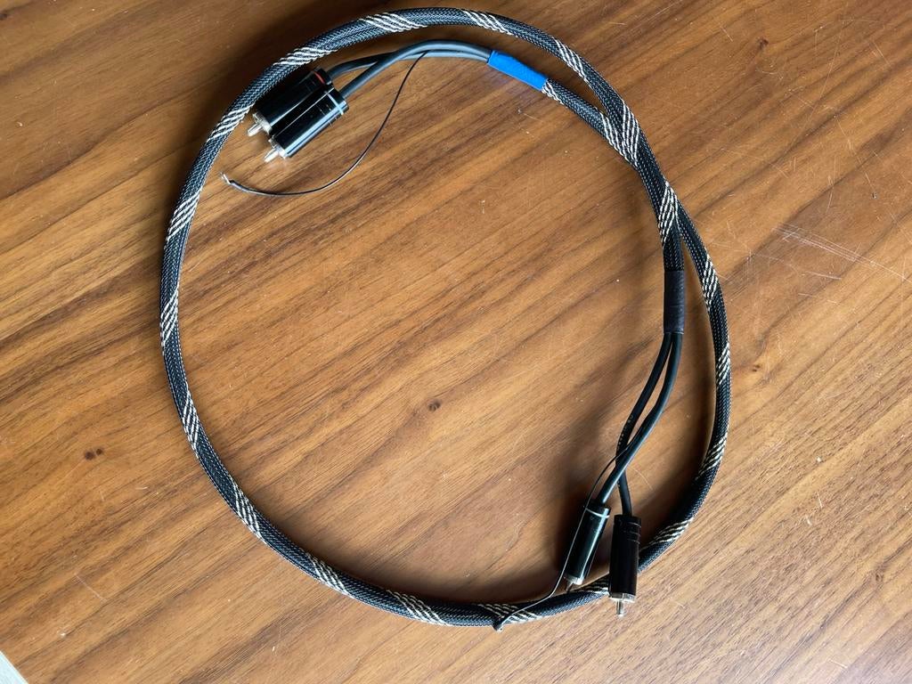 Pro-ject connect it DS phono kabel / toonarmkabel 1,23 m, Ophalen of Verzenden, Zo goed als nieuw, Minder dan 2 meter, Interlink-kabel