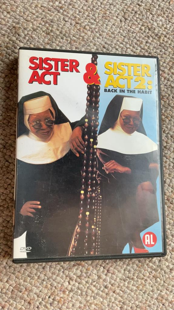 SISTER ACT 1 en 2., Actiekomedie, Alle leeftijden, Boxset, Ophalen of Verzenden