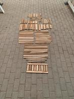 Teaken latjes, Ophalen