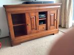 Commode - TV kast LED, Ophalen, Zo goed als nieuw, Minder dan 100 cm, Kersenhout
