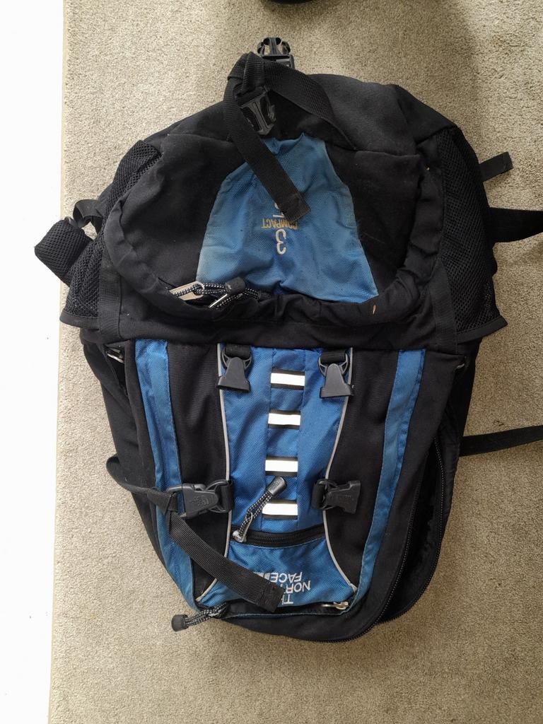 The North Face rugzak zwart/blauw, Sieraden, Tassen en Uiterlijk, Tassen | Rugtassen, Ophalen of Verzenden