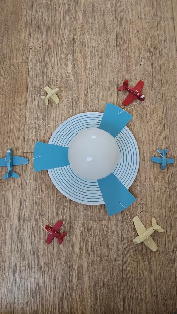 Philips Vliegtuig Plafondlamp Kinderkamer, Gebruikt, Kindvriendelijk, Speels, Vliegtuigthema, Minder dan 50 cm, Ophalen