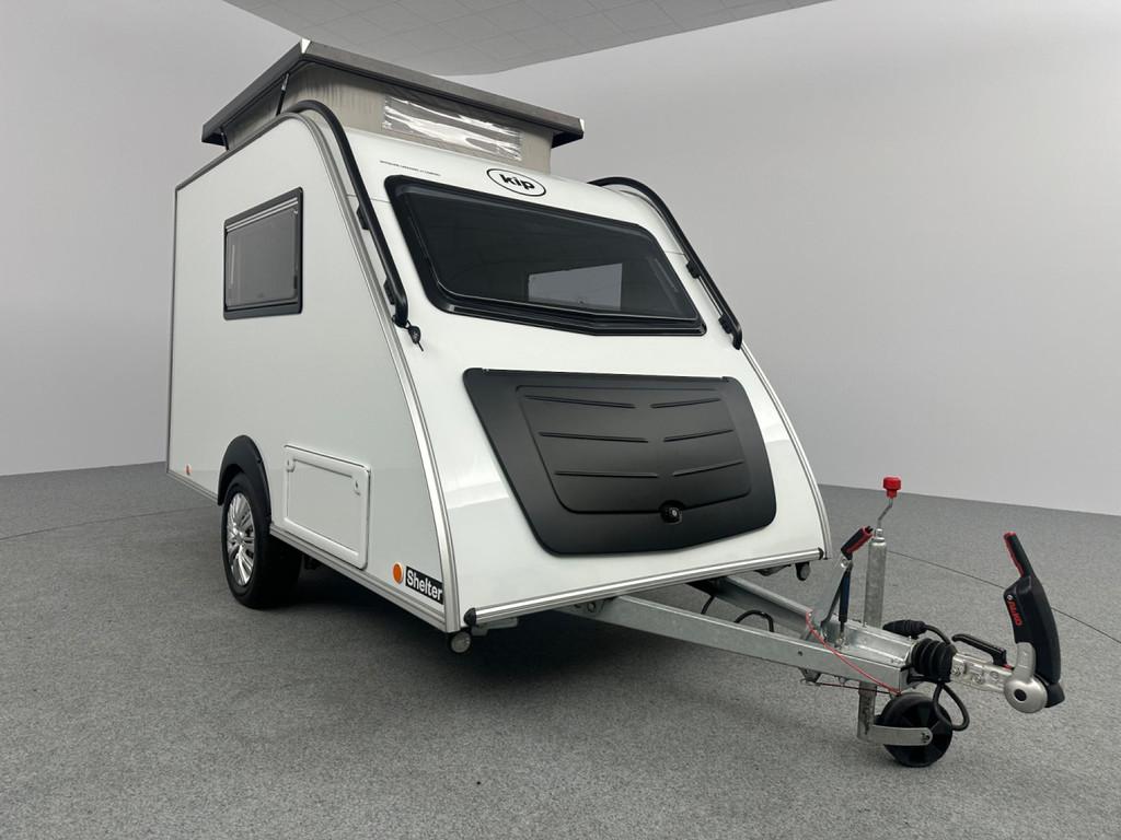 Kip Shelter <750 kg Enkele bed Voortent INCL. STALLING, Caravans en Kamperen, Caravans, Koelkast, Kip, Tot en met 2, Bedrijf