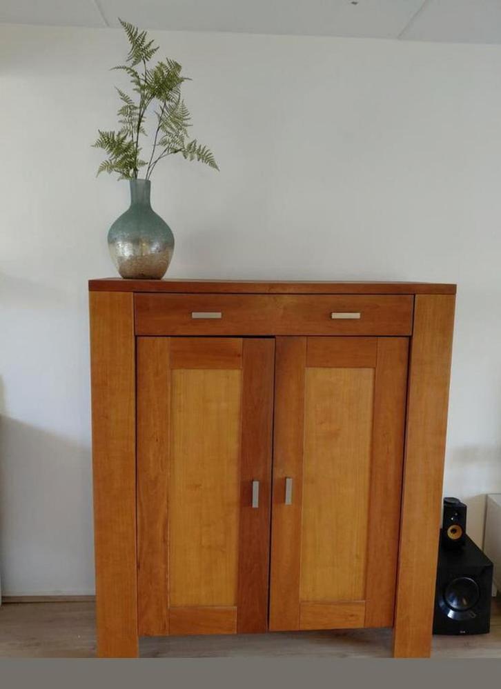 Prachtige meidenkast kersen kleur gebeitst, Huis en Inrichting, Kasten | Computermeubels, Zo goed als nieuw, 120 tot 170 cm, Ophalen