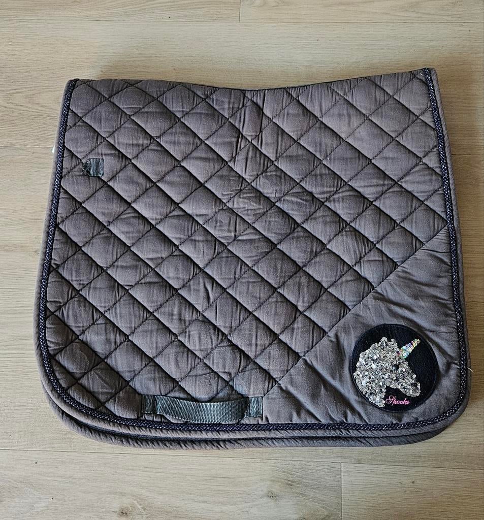 Dekje dressuur grijs Spooks maat full, Dieren en Toebehoren, Paarden en Pony's | Dekens en Dekjes, Ophalen of Verzenden, Gebruikt