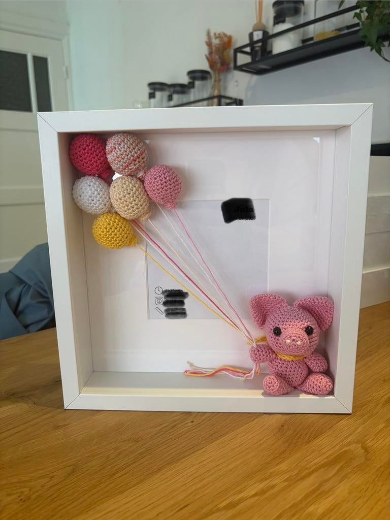 Gepersonaliseerd kraamcadeau, Ophalen of Verzenden, Zo goed als nieuw, Hout, Minder dan 50 cm