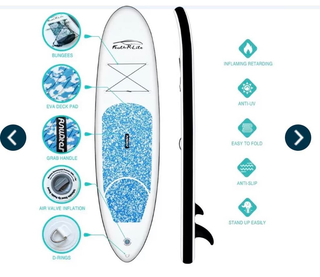 Funwater Feath-r-Lite sup suppen supboard, Watersport en Boten, Suppen, Nieuw, SUP-boards, Ophalen
