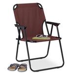 Camping- festival- klapstoel Bordeaux rood, Ophalen, Nieuw, Campingstoel