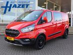 Ford Transit Custom 320 2.0 TDCI 130 PK TRAIL DUBBEL CABINE, Auto's, Bestelauto's, Voorwielaandrijving, Euro 6, 4 cilinders, Bedrijf