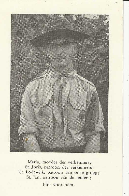 Vaandrig * 1913 Dieden + 1962 Mierlo, Verzenden, Bidprentje