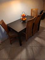 Mooie uitschuifbare eettafel (140-220 cm) - 85 cm breed, Ophalen, Gebruikt, 200 cm of meer, 50 tot 100 cm