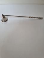 Zilverkleurige Kaarsendover - Elegant en Praktisch, Gebruikt, Ophalen of Verzenden, Metaal, Grijs