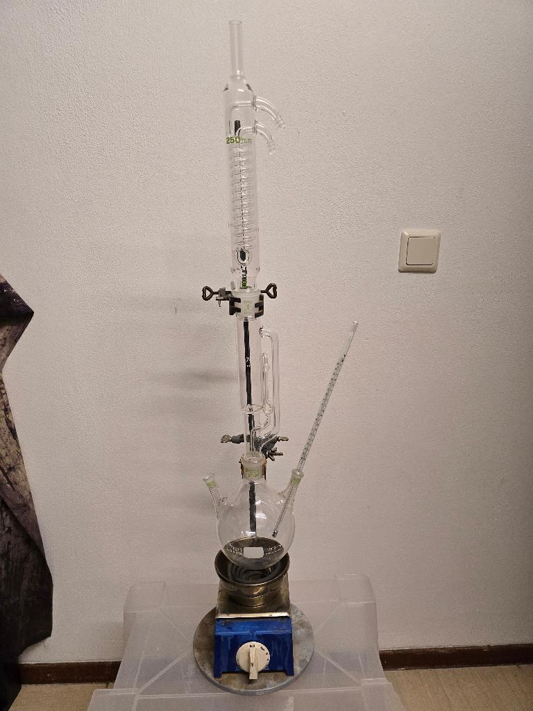 Laboratorium glas 1L Soxhlet extractie Set/Compleet, Ophalen of Verzenden