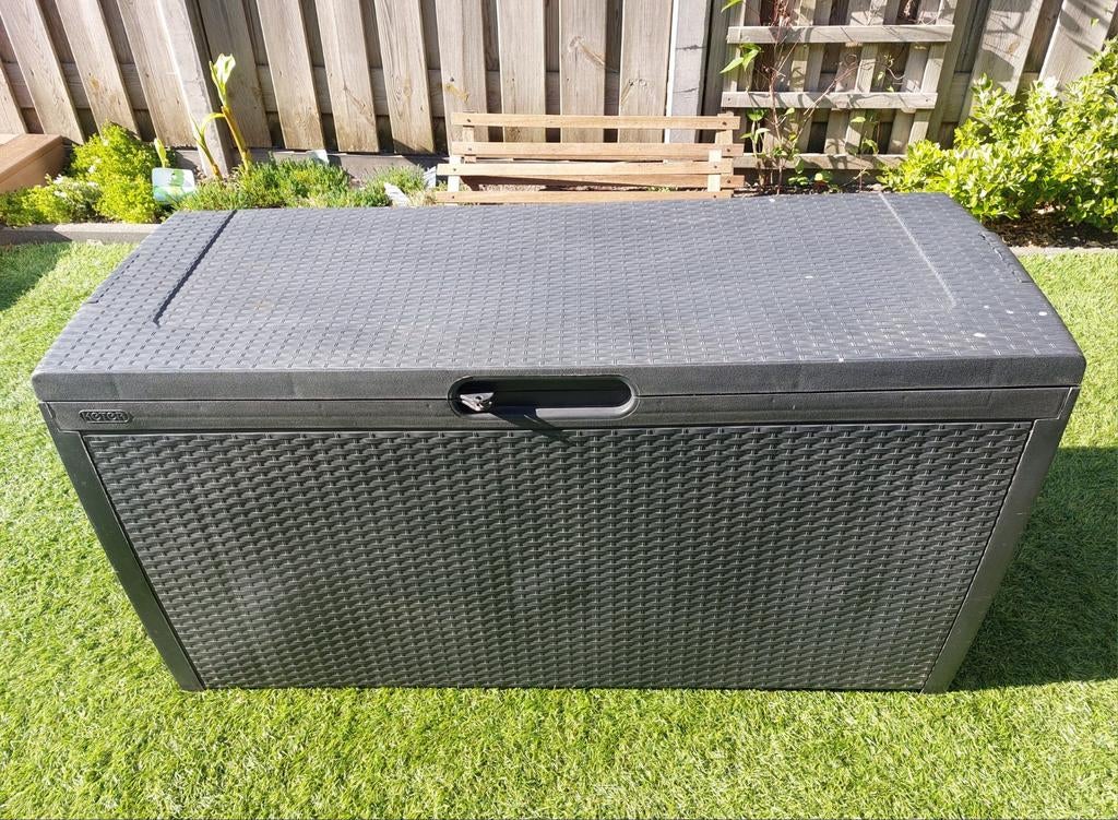 Keter Kussenbox - Ruime Opbergbox voor Tuinkussens, Ophalen, Gebruikt