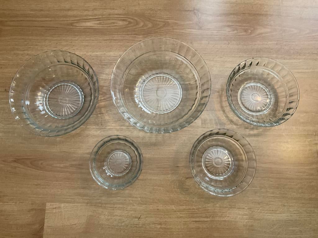 Nest schalen Hollandia serie van Copier Leerdam, Ophalen of Verzenden