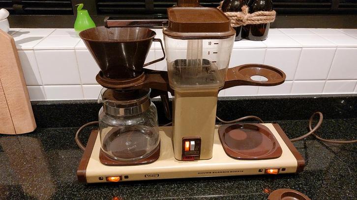 Douwe egberts moccamaster technivorm koffiezetapparaat, Witgoed en Apparatuur, Koffiezetapparaten, Gebruikt, Gemalen koffie, Koffiemachine