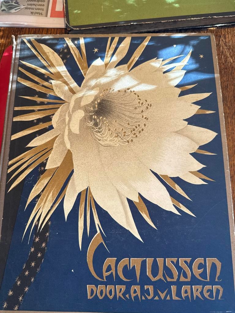 Verkade Plaatjesalbum Cactussen A.J. van Laren 1931, Ophalen of Verzenden, Gelezen, Plaatjesalbum