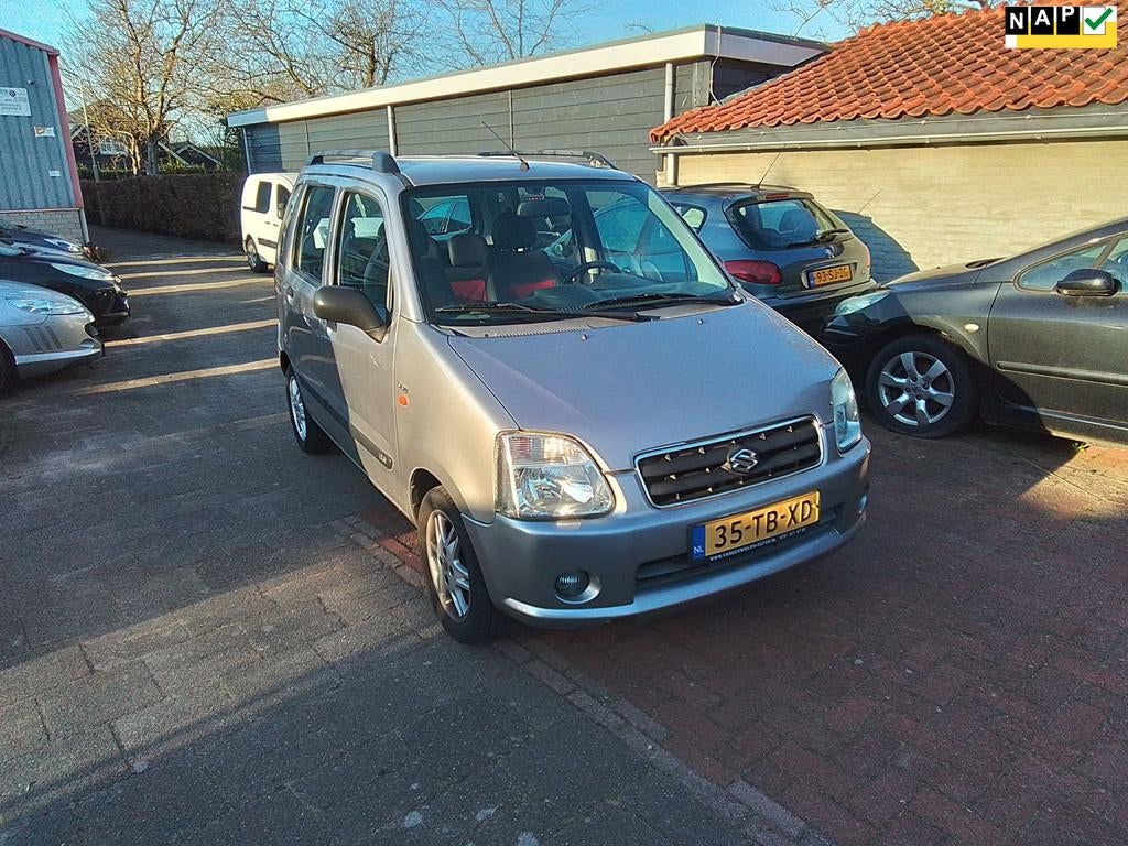 Suzuki Wagon R+ 1.3 FreeStyle Automaat Zeer lux,s km 41 000o, Auto's, Suzuki, 94 pk, Zwart, Wagon R+, Bedrijf