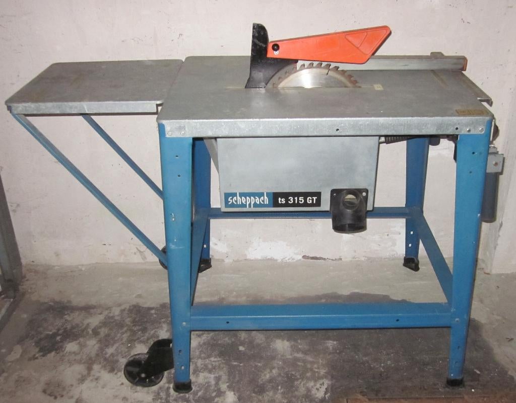 Scheppach ts 315 GT Zaagtafel, Doe-het-zelf en Verbouw, Ophalen, Gebruikt, Cirkelzaag, 1200 watt of meer