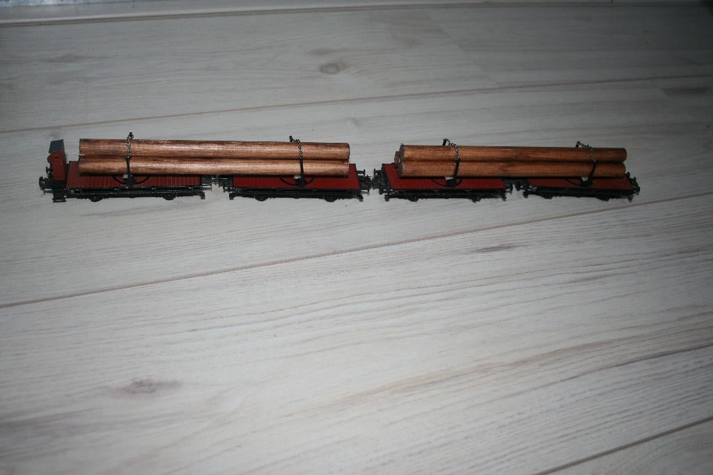 trix express sleep langhout wagons, Gebruikt, Gelijkstroom, Trix, Wagon