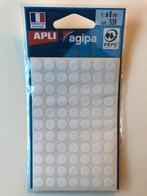Etiketten 8 mm rond wit Agipa, Diversen, Ophalen of Verzenden, Nieuw