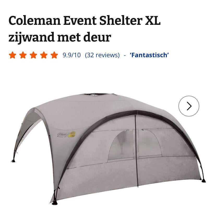 Coleman Event Shelter XL met 4 zijwanden, Ophalen