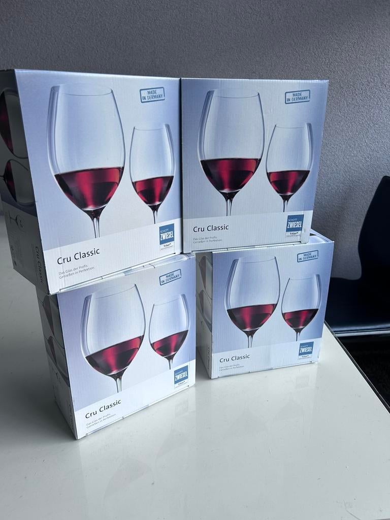 Schott zwiesel rode wijnglazen., Glas of Glazen, Nieuw, Ophalen of Verzenden, Glas