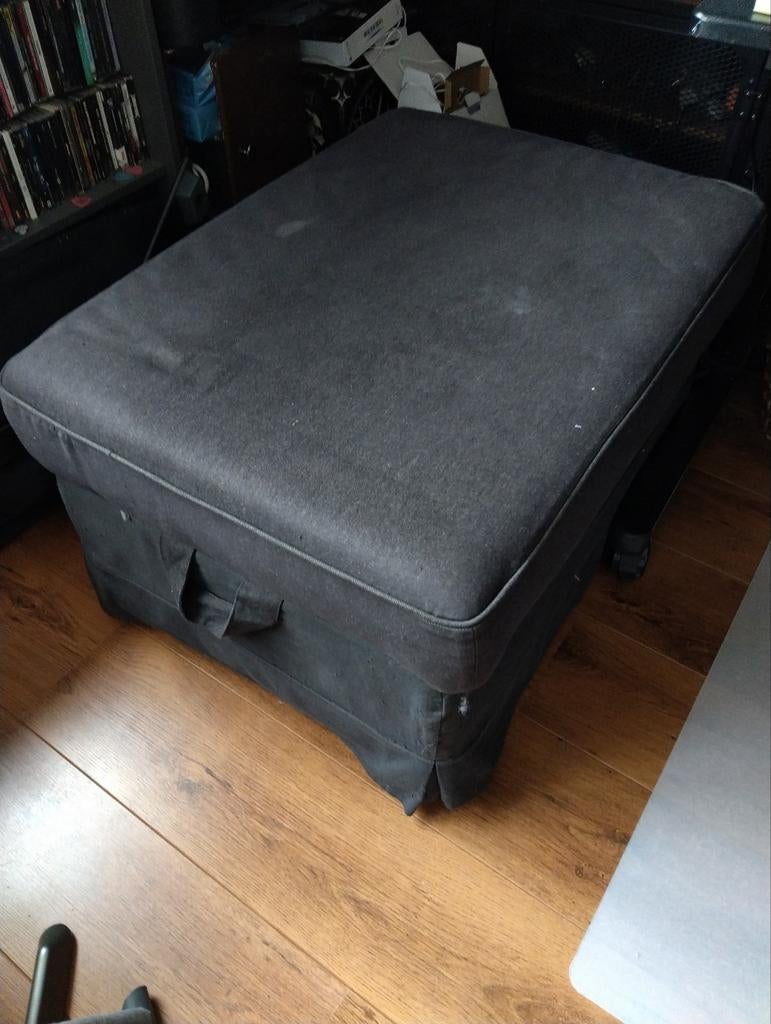 IKEA Ektorp Poef, Huis en Inrichting, Banken | Voetenbanken en Poefen, Ophalen, Gebruikt, 75 tot 100 cm, Stof