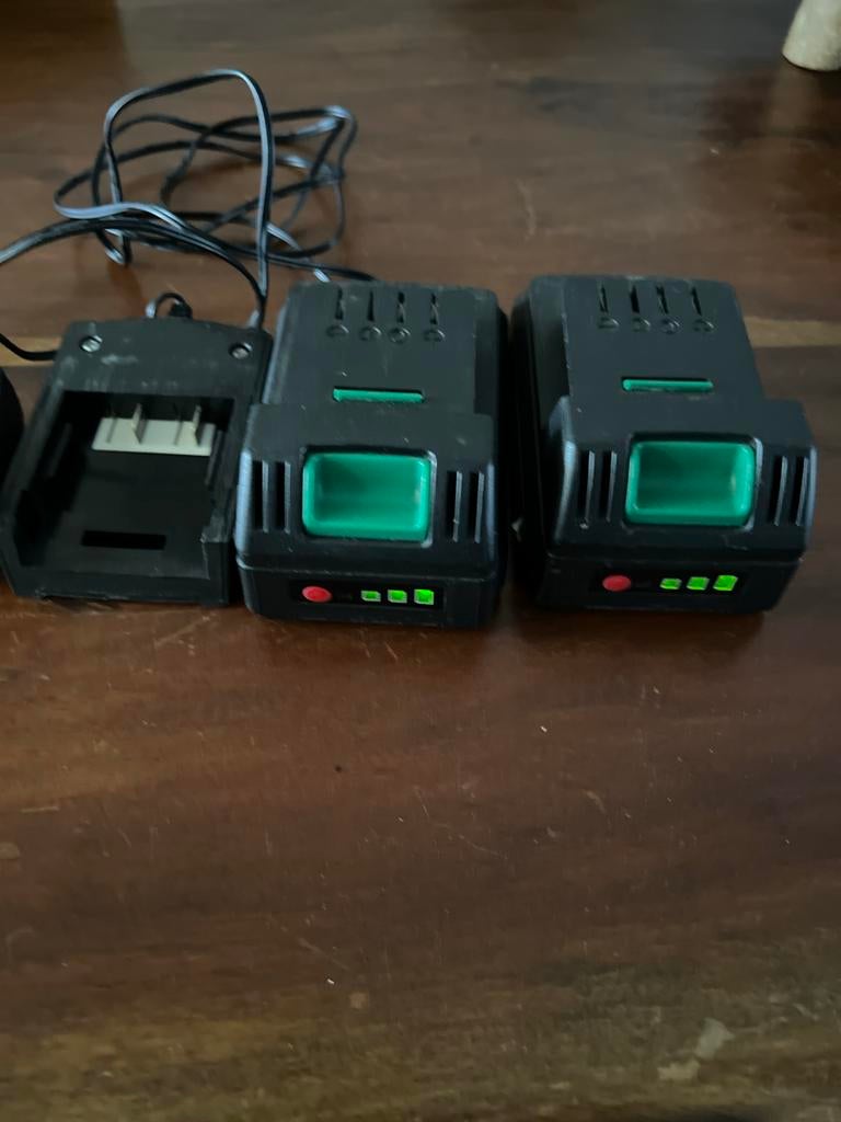 Garden Feelings Accu 18V 2.0Ah met lader (2 stuks), Ophalen, Gebruikt