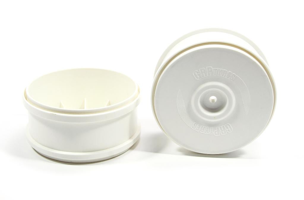 GRP 1:6 velgen wit 18mm Hex Elcon, FG 4 stuks, Benzine, Nieuw, Ophalen of Verzenden, Onderdeel