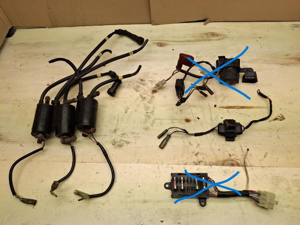 Kawasaki z1300 elektra onderdelen (z 1300 zn zn1300 zg N8, Ophalen, Gebruikt, ., .