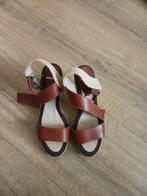 Manfield sandalen, Bruin, Zo goed als nieuw, Manfield, Sandalen of Muiltjes