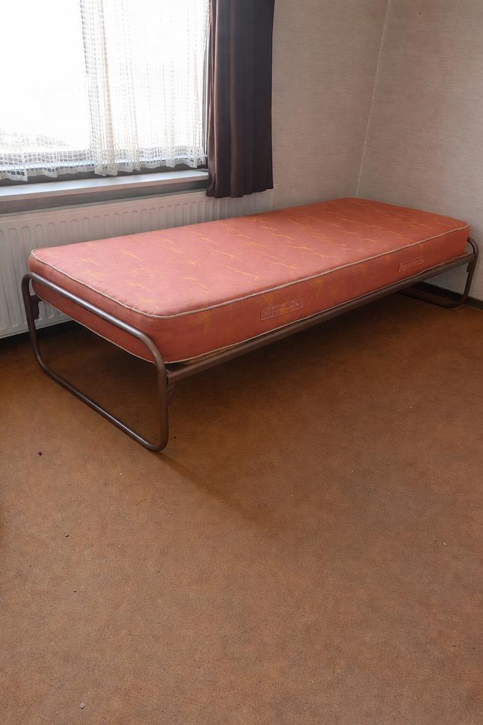 Eenpersoons bed, Huis en Inrichting, Ophalen, Gebruikt, 90 cm, Eenpersoons