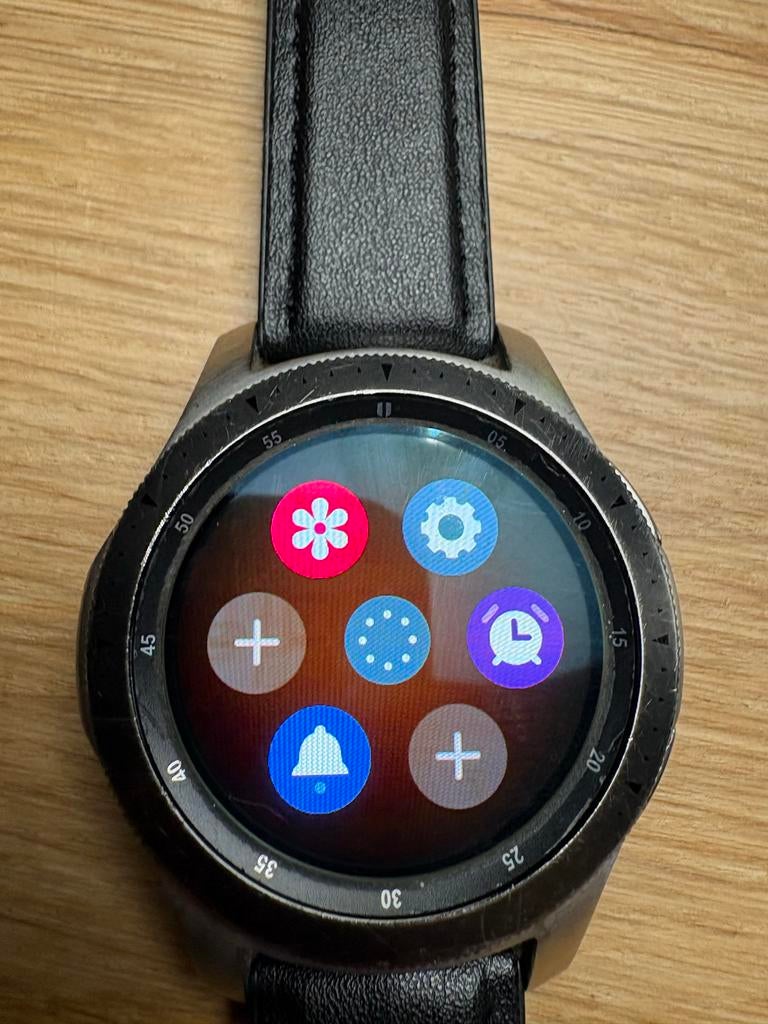 Samsung smartwatch, Gebruikt, Zwart, Ophalen of Verzenden, Stappen