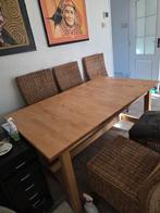 Ikea Norden eettafel 90x150 massief berkenhout, Gebruikt, 100 tot 150 cm, Verzenden, 50 tot 100 cm