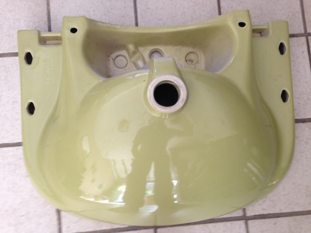 Sphinx retro wastafel, Doe-het-zelf en Verbouw, Sanitair, Ophalen of Verzenden, Zo goed als nieuw, Steen, Wastafel