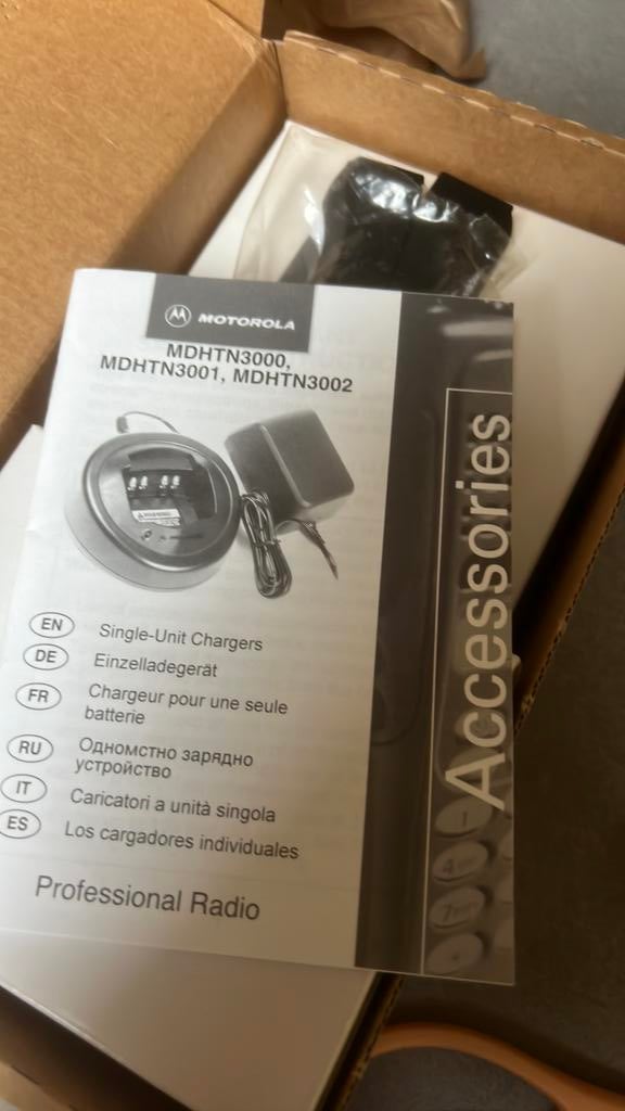 Motorola oplader MDHTN3000 / 3001 / 3002 – originele lader, Ophalen of Verzenden, Zo goed als nieuw, Overige merken