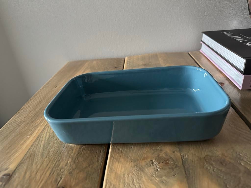 IKEA Ovenschaal 23x15 cm - Blauw, IKEA, Ophalen of Verzenden, Steen/keramiek, Overige typen