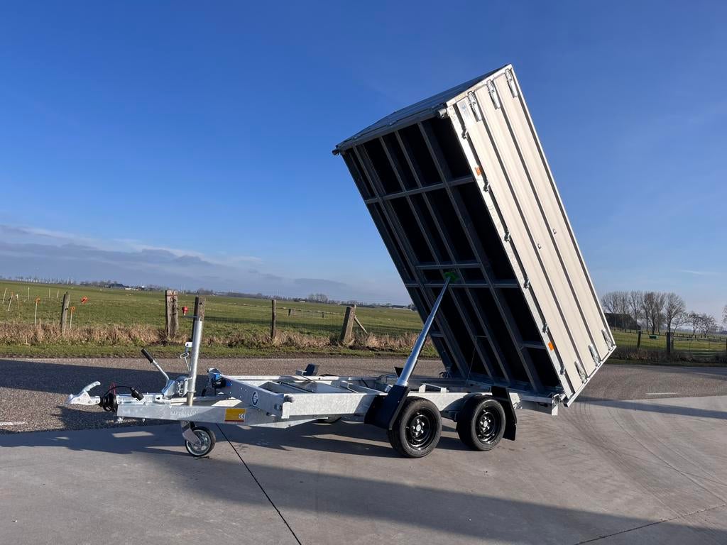 Hapert cobalt elektrische kieper kipper 335x180 opzetborden, Auto diversen, Aanhangers en Bagagewagens, Ophalen, Nieuw