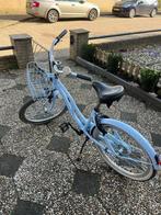 Alpina meisjesfiets 22 inch - Lichtblauw met mandje, Ophalen, Zo goed als nieuw, 22 inch, Handrem