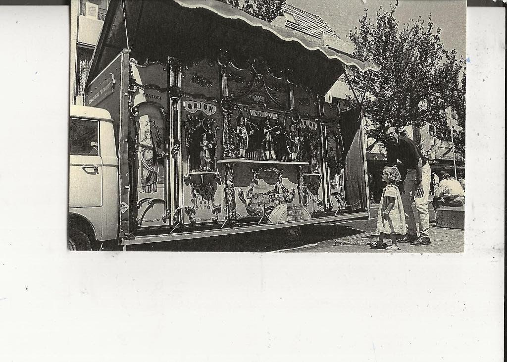Dordrecht Draaiorgel Orion met meisje, Ophalen of Verzenden, 1940 tot 1960, Ongelopen, Zuid-Holland